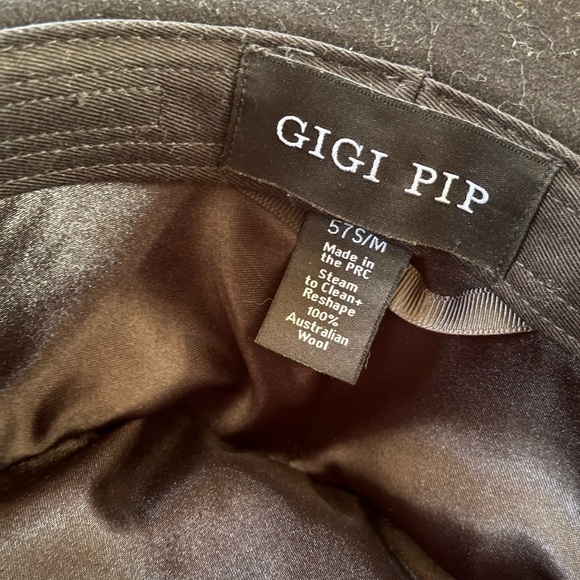 Gigi Pip Monroe Rancher Black Wide Brim Felt Hat - Picture 4 of 7